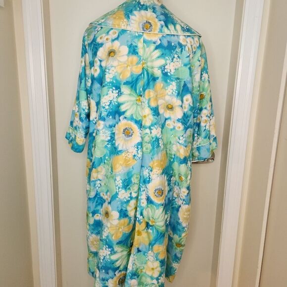 Vintage 50s floral day coat - Picture 5 of 12